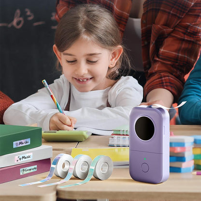 Phomemo Label Maker, Bluetooth Mini Portable Label Printer for Home School | Small Label Maker Machine with Tape, Lightweight Rich Templates Fonts Icons for Home, School Classroom Name Label, Office