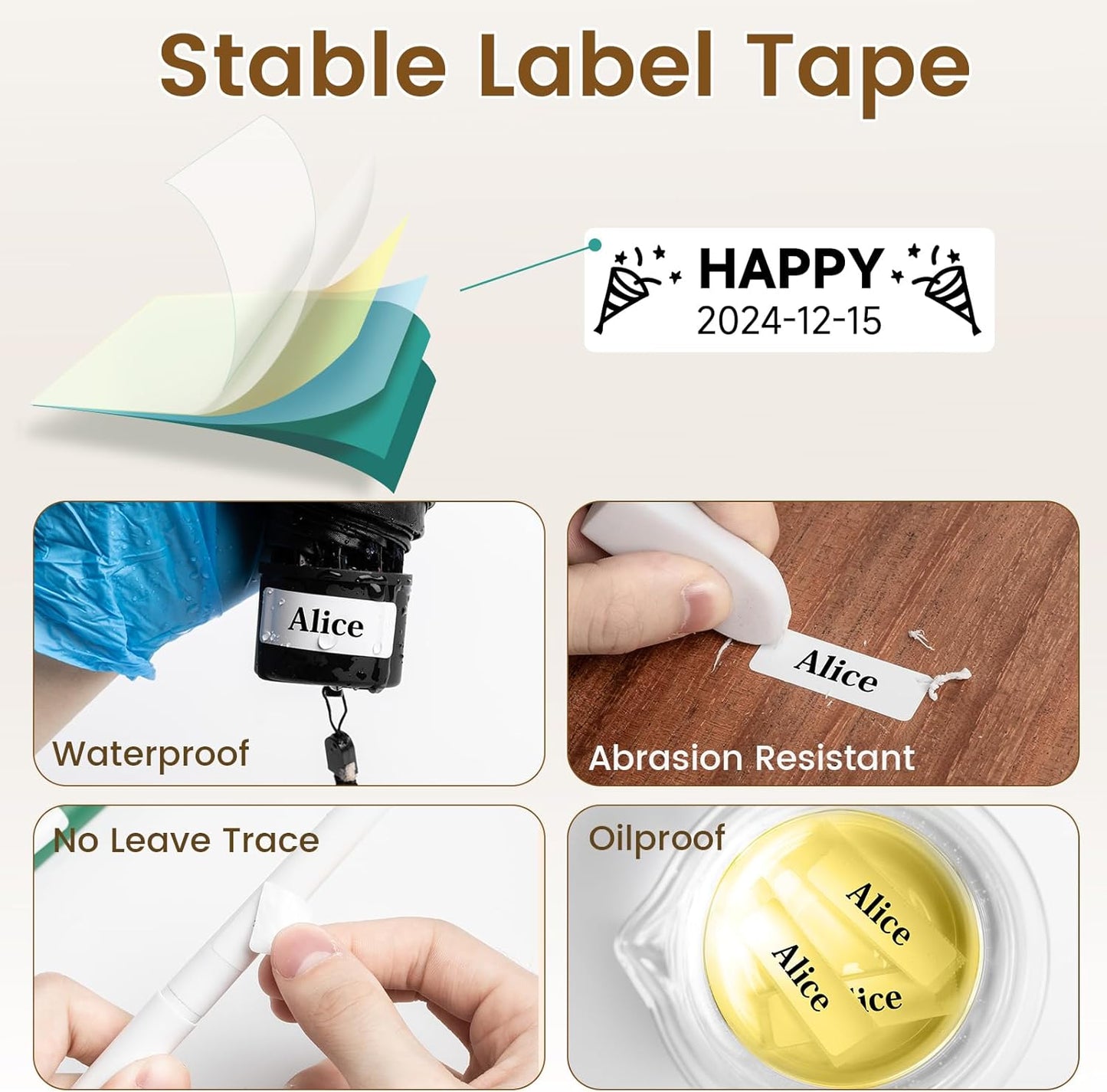 Phomemo Label Maker, Bluetooth Mini Portable Label Printer for Home School | Small Label Maker Machine with Tape, Lightweight Rich Templates Fonts Icons for Home, School Classroom Name Label, Office